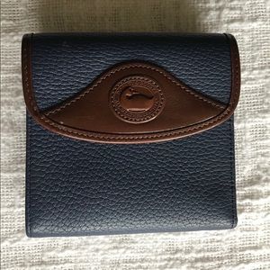 Vtg DOONEY&BOURKE Blue&Brown All Weather Leather
